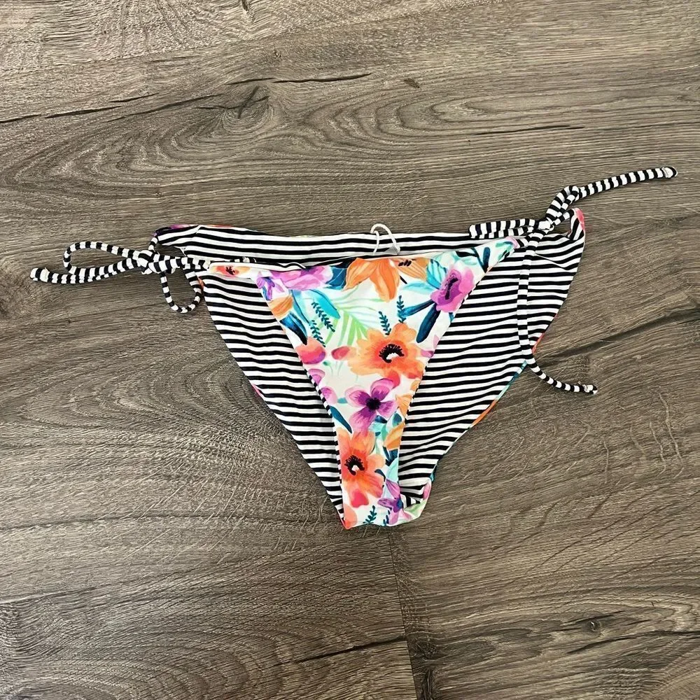 Hot water floral bikini bottom S/P